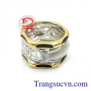 Nhẫn nữ vàng cá 18k thời trang