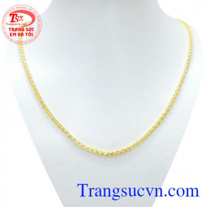 Dây chuyền nam vàng 18k đẹp sang trọng bền đẹp