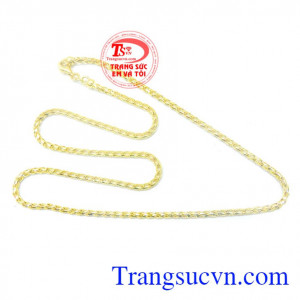Dây chuyền nam vàng 18k đẹp