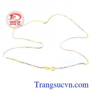Dây chuyền nữ tính 18k yêu thương