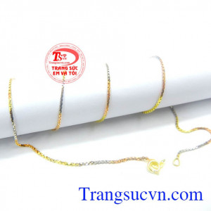 Dây chuyền nữ tính 18k