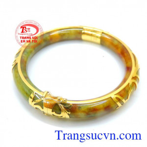 Dành cho bà cho mẹ,vòng bọc vàng món quà ý nghĩa yêu thương. Vòng tay bọc vàng quý phái đẹp