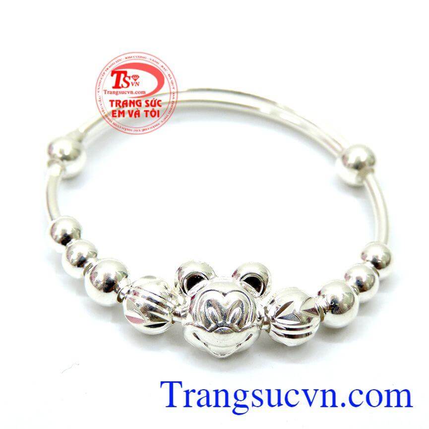 Lắc bạc chuột mickey dễ thương