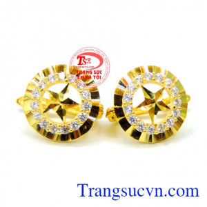 Đôi hoa tai sao sáng ước mơ đảm bảo chất lượng dành cho phái đẹp,hoa tai hót nhất hiện tại.