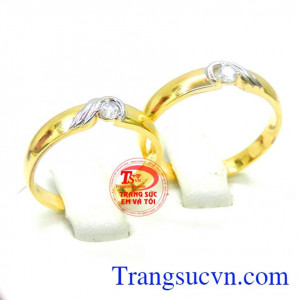 Đôi nhẫn cưới hạnh phúc bền lâu
