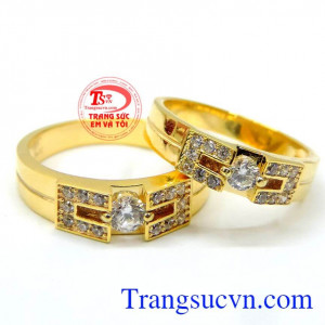 Nhẫn cưới vàng 14k yêu thương là minh chứng tình yêu cho đôi trai gái yêu nhau thể hiện được sự yêu thương tình chung thủy