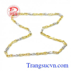 Dây chuyền nam 10k nam tính ý nhập