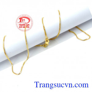 Sản phẩm nữ trang Dây chuyền vàng 18k trẻ trung