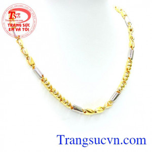 Sản phẩm dây chuyền vàng mạnh mẽ thương hiệu TSVN dây chuyền nam 10k đẹp, thiết kế kiểu dáng Italy sang trọng, sành điệu, dây chuyền nam vàng tây phong cách cho phái nam