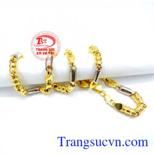 Sản phẩm dây chuyền vàng mạnh mẽ thương hiệu TSVN dây chuyền nam 10k đẹp, thiết kế kiểu dáng Italy sang trọng, sành điệu, dây chuyền nam vàng tây phong cách cho phái nam