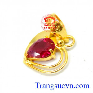 Mặt dây chuyền nữ vàng tây đẹp