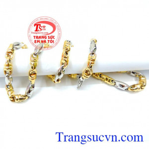 Dây chuyền vàng tây 18k nhập