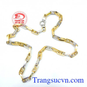 Dây chuyền nam vàng italya nhập khẩu nguyên chiếc, sang trọng