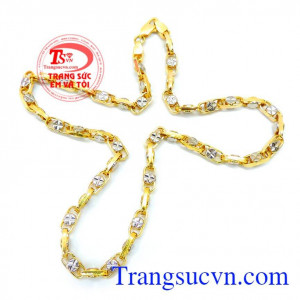 Dây chuyền nam đẹp thời trang phù hợp mọi lứa tuổi có thể đeo làm tôn lên sự tinh tế và lịch lãm cho bản thân, chất lượng vàng đảm bảo uy tín dây chuyền nam tính và mạnh mẽ