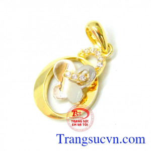 Mặt dây bướm đẹp thời trang 10k