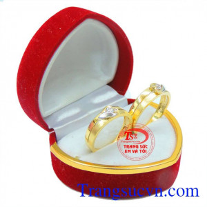 Nhẫn cưới vàng giá rẻ đẹp sang trọng kinh tế cho đôi bạn trẻ
