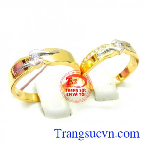 Nhẫn cưới vàng giá rẻ đẹp sang trọng kinh tế cho đôi bạn trẻ