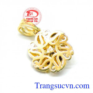 Mặt nữ 10k hoa đẹp sáng bóng