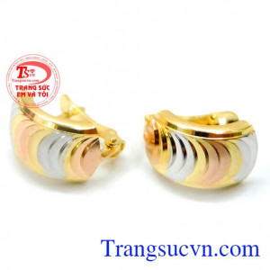 Hoa tai nữ 18k kiểu ý đẹp