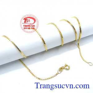 Bán dây chuyền nữ vàng nhập khẩu Italy,