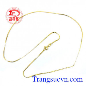 Dây chuyền ý nữ 18k tình yêu