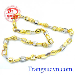 Dây chuyền nam 18k dũng mãnh sang đẳng cấp