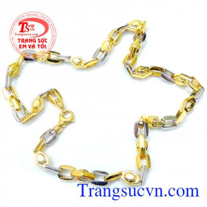 Dây chuyền vàng Italy 18k đẹp quý phái tinh tế của phái mạnh