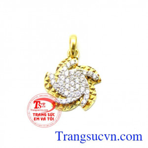 Mặt chuyền nữ, mặt dây vàng đẹp, đeo hợp thời trang, mặt dây chuyền sáng bóng