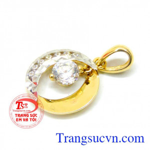 Mặt chuyền nữ, mặt dây vàng đẹp, đeo hợp thời trang,mặt dây chuyền sáng bóng