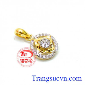 Mặt nữ nhỏ xinh vàng 10k đẹp