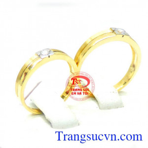 Đôi nhẫn cưới thiêng liêng đẹp