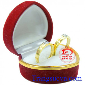 Nhẫn cưới vàng giá rẻ đẹp sang trọng kinh tế cho đôi bạn trẻ