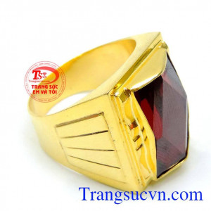 Nhẫn nam vàng tây sang trọng