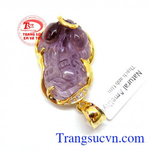 Tỳ hưu thạch anh tím tài lộc