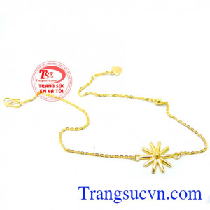 Lắc tay hậu duệ mặt trời cho nữ là lắc tay vàng hậu duệ mặt trời món quà ý nghĩa.