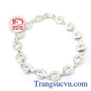 Lắc tay bạc dành cho nữ