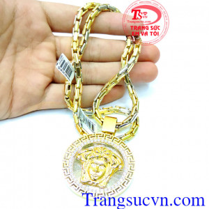 Bộ Mặt dây vàng 18k Italy
