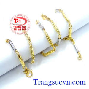 Dây chuyền khúc thời trang đẹp là dây chuyền  vàng tây đảm bảo chất lượng, Uy tín