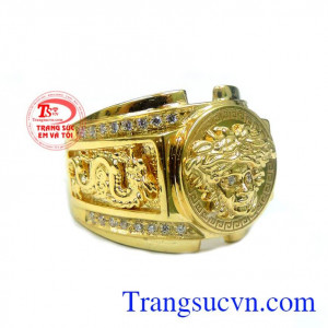 Đeo hợp thời trang, chất lượng vàng đảm đeo bền đẹp sáng bóng, tinh tế và sang trọng dành cho phái mạnh.