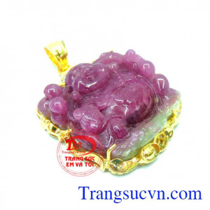 Ngài biến những buồn phiền, giận giữ, căng thẳng của con người thành hạnh phúc, Mặt phật turmalin may mắn đẹp