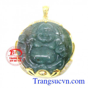 Mặt phật canxidon đem lại niềm vui tượng trưng cho phúc khí và tường hòa, mang lại cuộc sống tương lai tốt đẹp. 