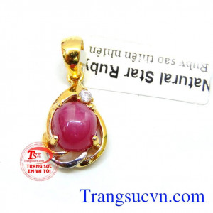 Mặt nữ ruby thiên nhiên cá tính đẹp Màu đỏ của ruby tượng trưng cho sự ấm áp và rực lửa