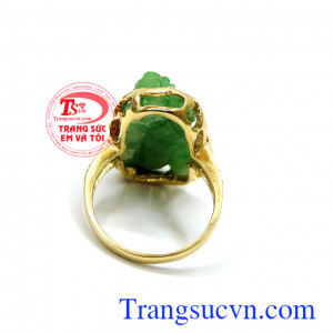 Nhẫn nữ tỳ hưu kiểu dáng đẹp