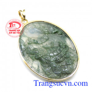 Mặt dây canxedon rùa vàng hạnh phúc mang lại nhiều may mắn hạnh phúc trong công việc cũng như trọng cuộc sống đeo hợp thời trang hợp mệnh