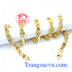 Dây chuyền nam vàng tây đẹp, sang trọng