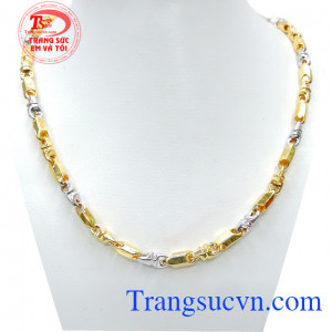 Dây chuyền nam thời trang sáng bóng sáng bóng dây chuyền nam vàng tây giá chuẩn, dây chuyền nam vàng thiết kế tinh tế, hợp thời trang, dễ phối hợp với các trang sức khác