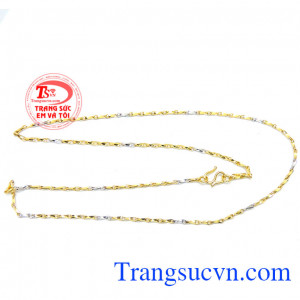 Dây chuyền vàng nữ tính yêu thương