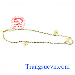 Lắc chân nữ đẹp món quà yêu thương