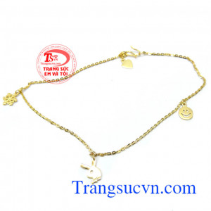 Lắc chân nữ đẹp món quà yêu thương