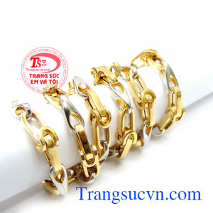 Dây chuyền nam vàng tây sang trọng